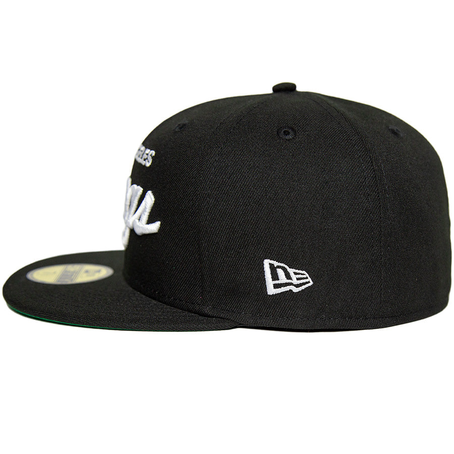 KINGS 別注 59FIFTY ロサンゼルス・キングス ブラック ホワイト ケリーアンダーバイザー