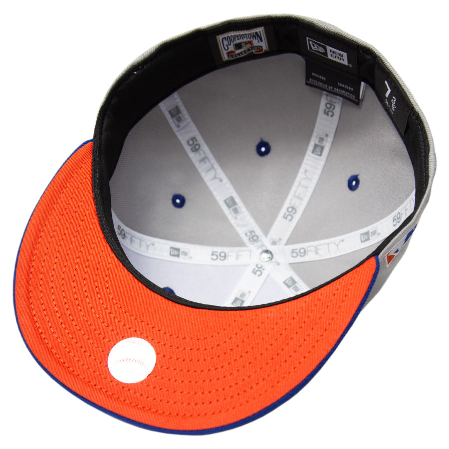KINGS 別注 59FIFTY ニューヨーク・メッツ グレー ロイヤル オレンジアンダーバイザー
