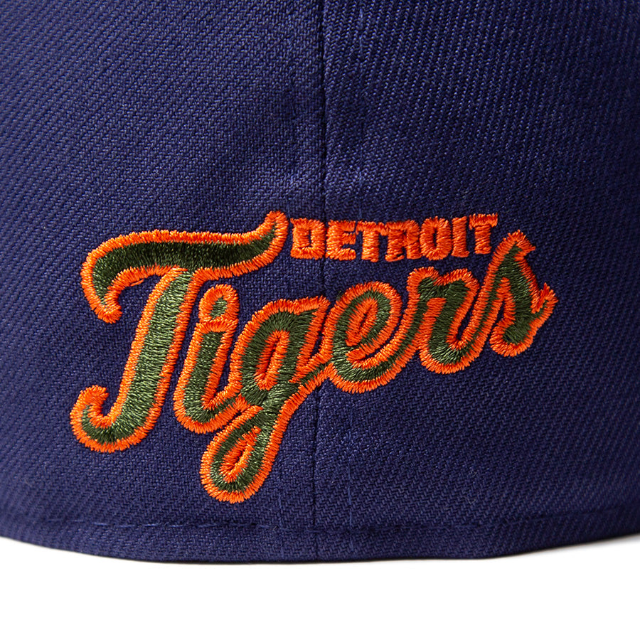 KINGS 別注 59FIFTY デトロイト・タイガース ライトネイビー ニューオリーブバイザー