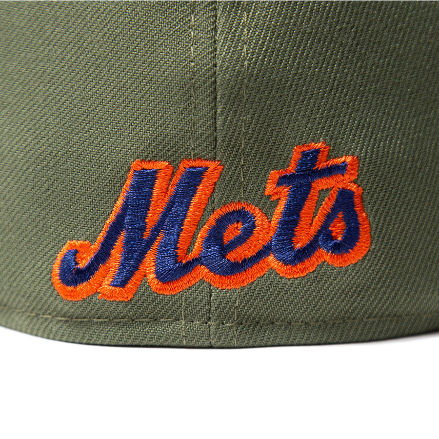 KINGS 別注 59FIFTY ニューヨーク・メッツ ニューオリーブ ライトネイビーバイザー