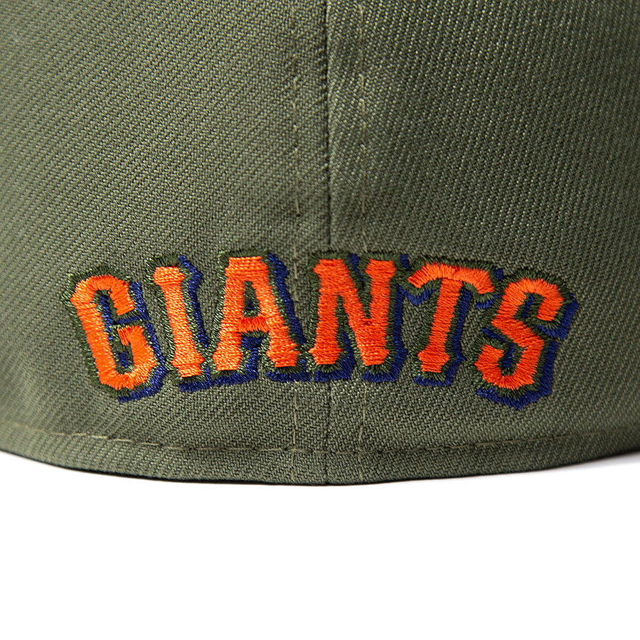 KINGS 別注 59FIFTY サンフランシスコ・ジャイアンツ ニューオリーブ グレーアンダーバイザー