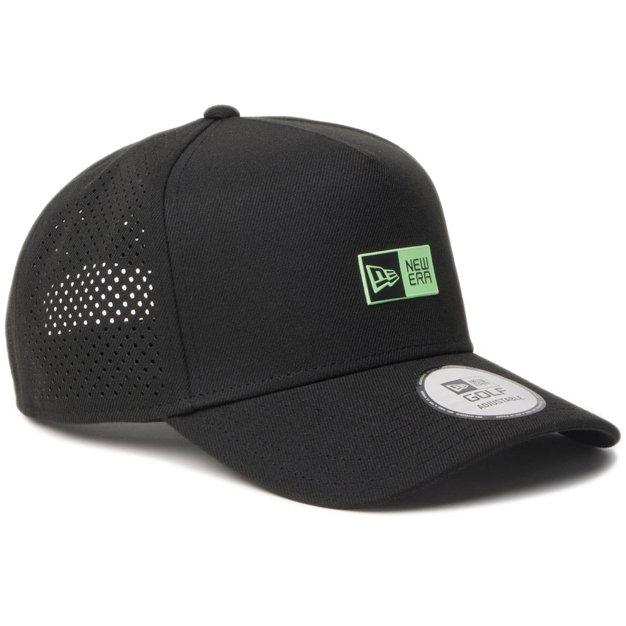 NEW ERA 9FORTY A-Frame Box Logo ボックスロゴ ブラック ゴルフ 斜め左