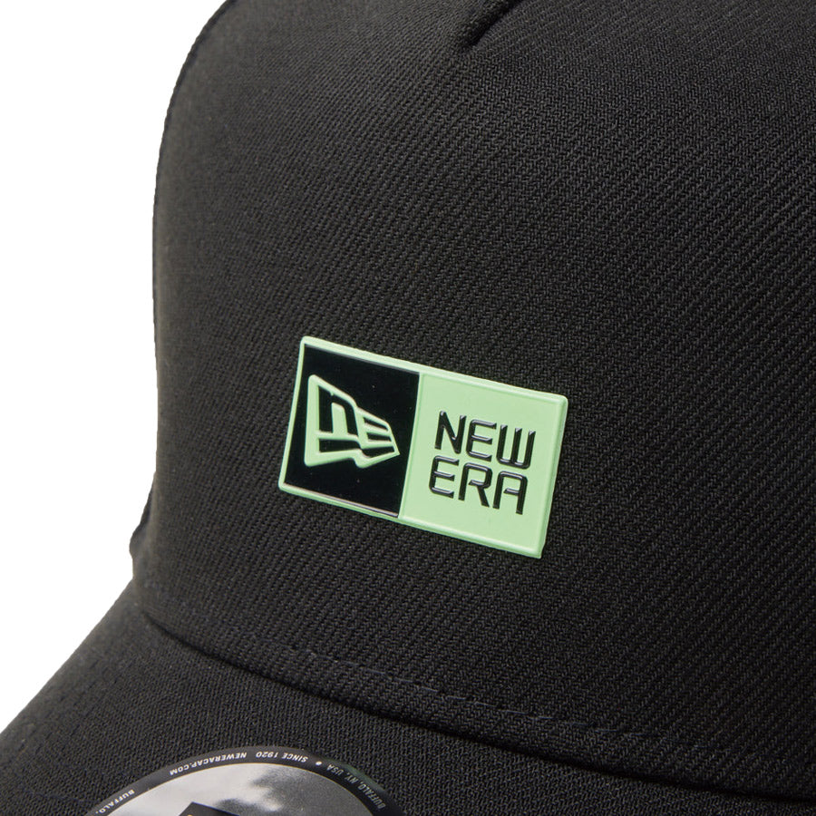 NEW ERA 9FORTY A-Frame Box Logo ボックスロゴ ブラック ゴルフ フラッグロゴ
