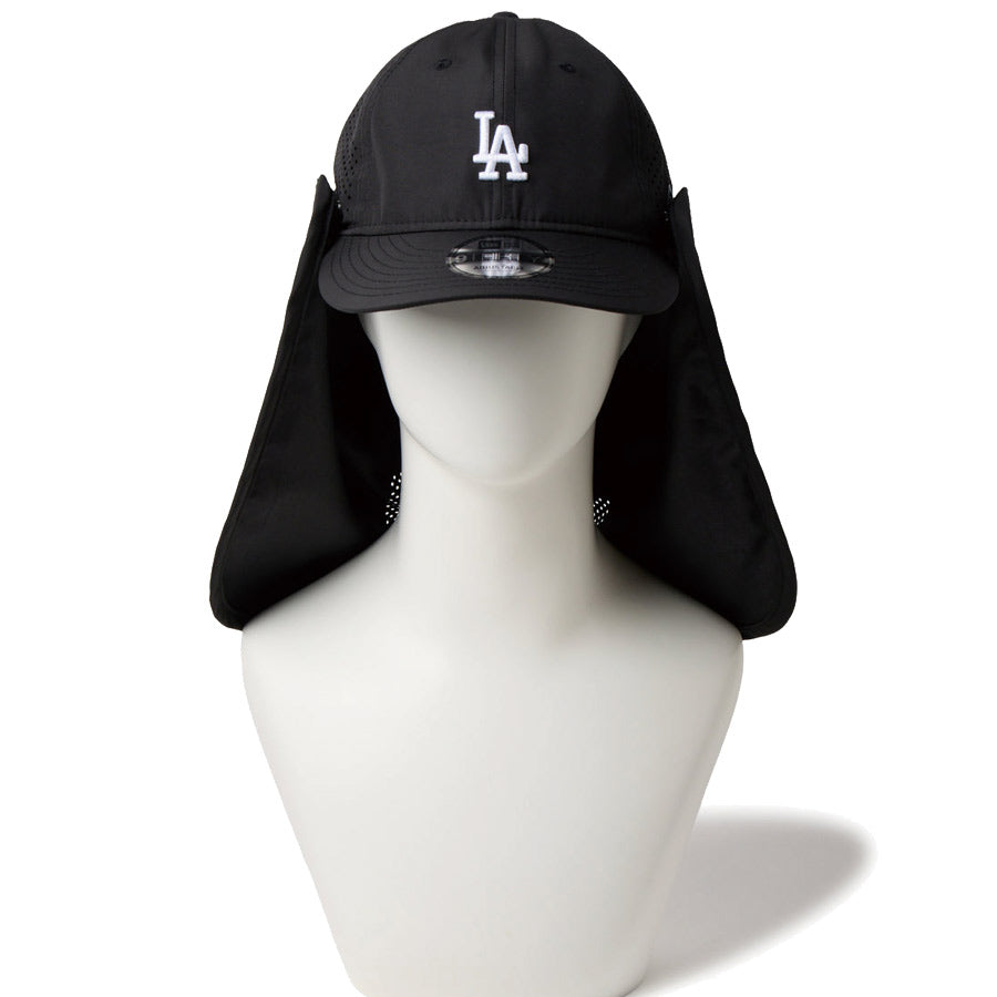 NEW ERA 9THIRTY Pro Light ロサンゼルス ドジャース アウトドア ブラック 正面