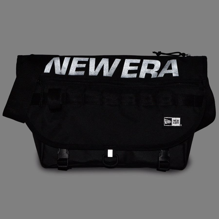 NEW ERA フィールド ショルダーバッグ 9L ブラック リフレクトシルバー 14750876 | アウトドア リフレクター