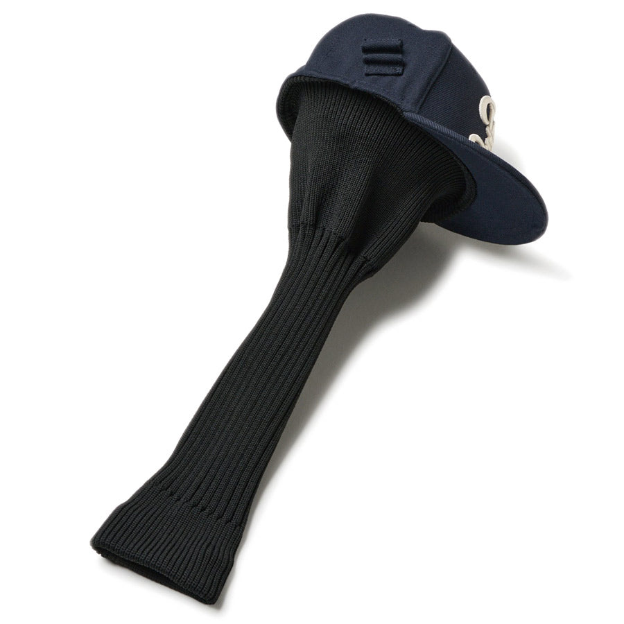 ヘッドカバー ロサンゼルス・ドジャース ドライバー用 ネイビー  ゴルフ 右サイド