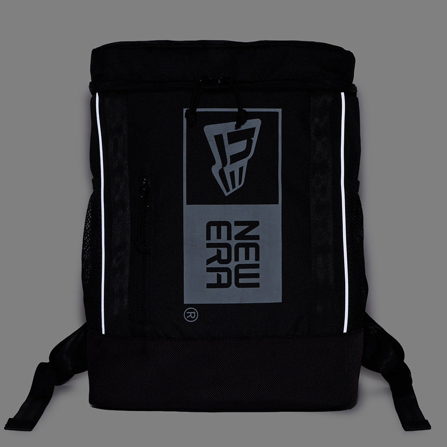 ニューエラ KIDS Youth ボックスパック 16L NEW ERAロゴ ブラック リフレクトシルバー 14750829 リフレクター