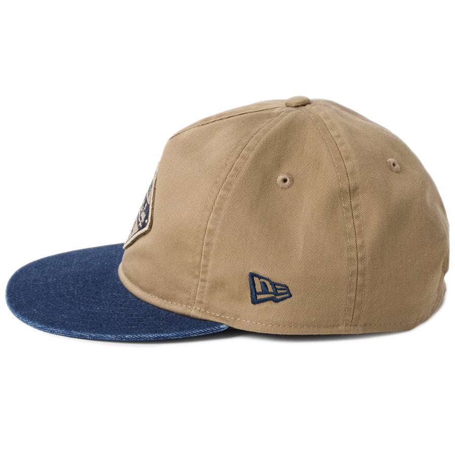 new era RC 9FIFTY A-Frame Flat Visor コットン アウトドア 左サイド