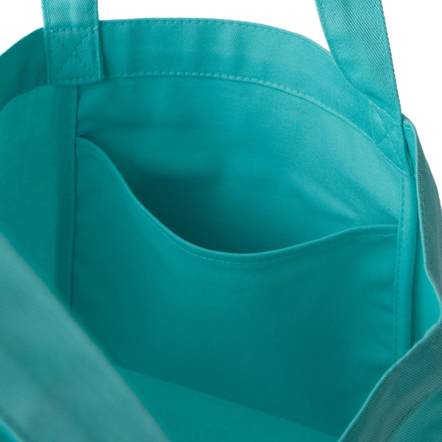 ニューエラ new era コットンツイル トートバッグ ブルーティント 14751623 インナー