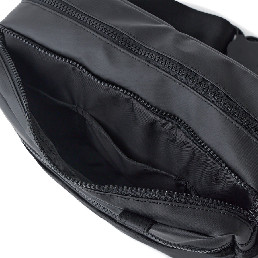 ニューエラ NEW ERA WAISTBAG スクエア ウエストバッグ 7L ブラックTPU 14750841 ファスナー