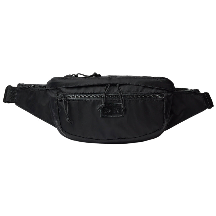 ニューエラ new era waistbag エクスプローラーウエストバッグ 3L ナイロンツイル ブラック 14392328 正面