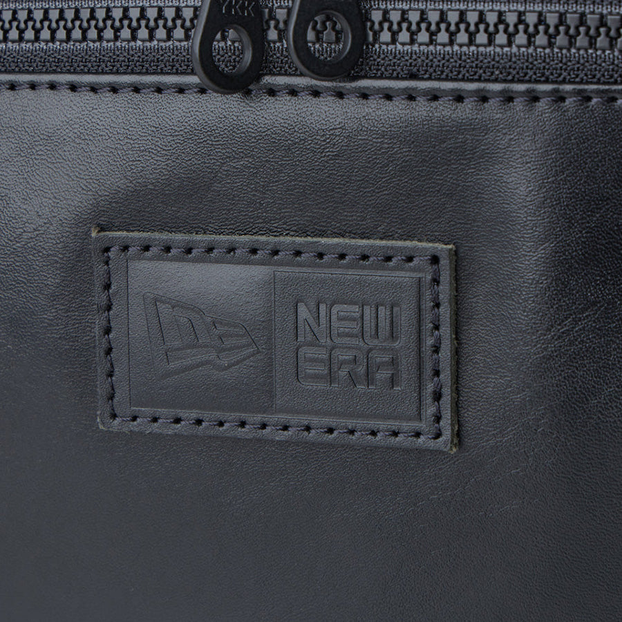 ニューエラ new era waistbag ウエストバッグ 2L シンセティックレザー ブラック 26SS 14750837 フラッグロゴ
