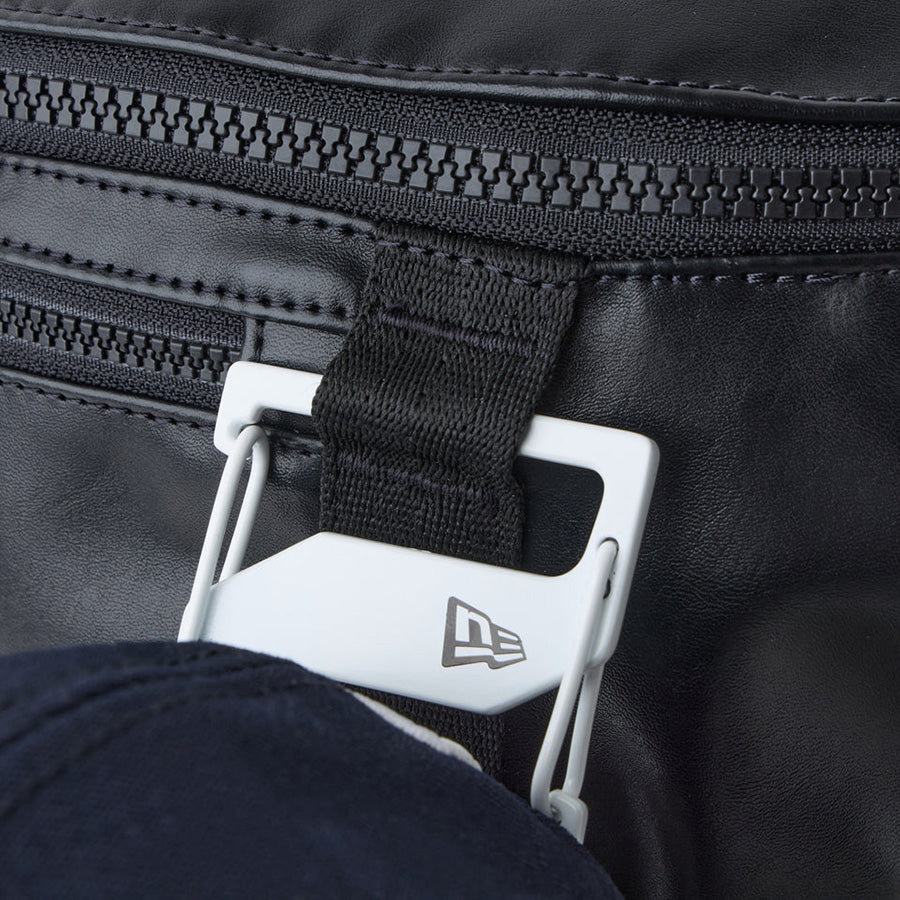 ニューエラ new era waistbag ウエストバッグ 2L シンセティックレザー ブラック 26SS 14750837 ループ
