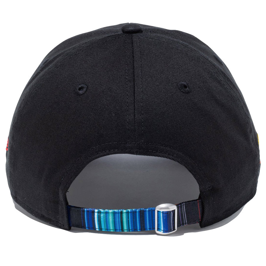 NEW ERA 9THIRTY キャップ 背面 アジャスター ブラック