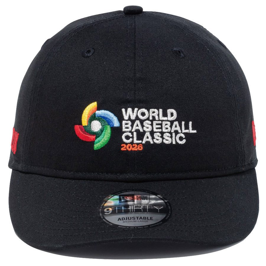 NEW ERA 9THIRTY World Baseball Classic Netflix フロントロゴ ブラック