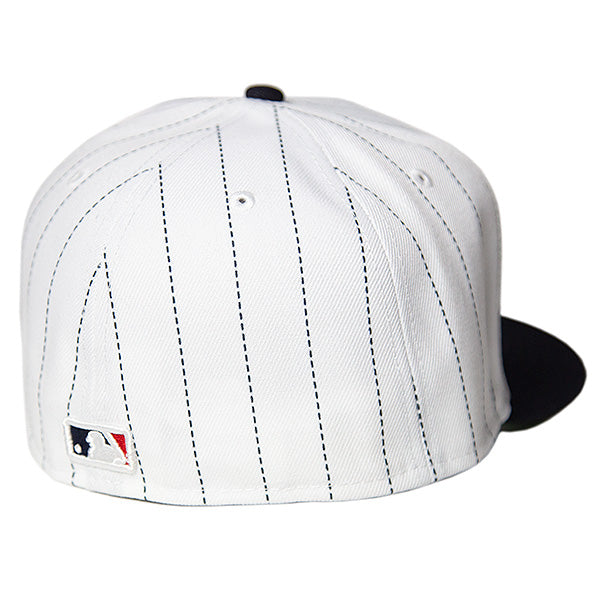 KINGS 別注 59FIFTY PIN STRIPE ニューヨーク・ヤンキース ホワイト ネイビーバイザー